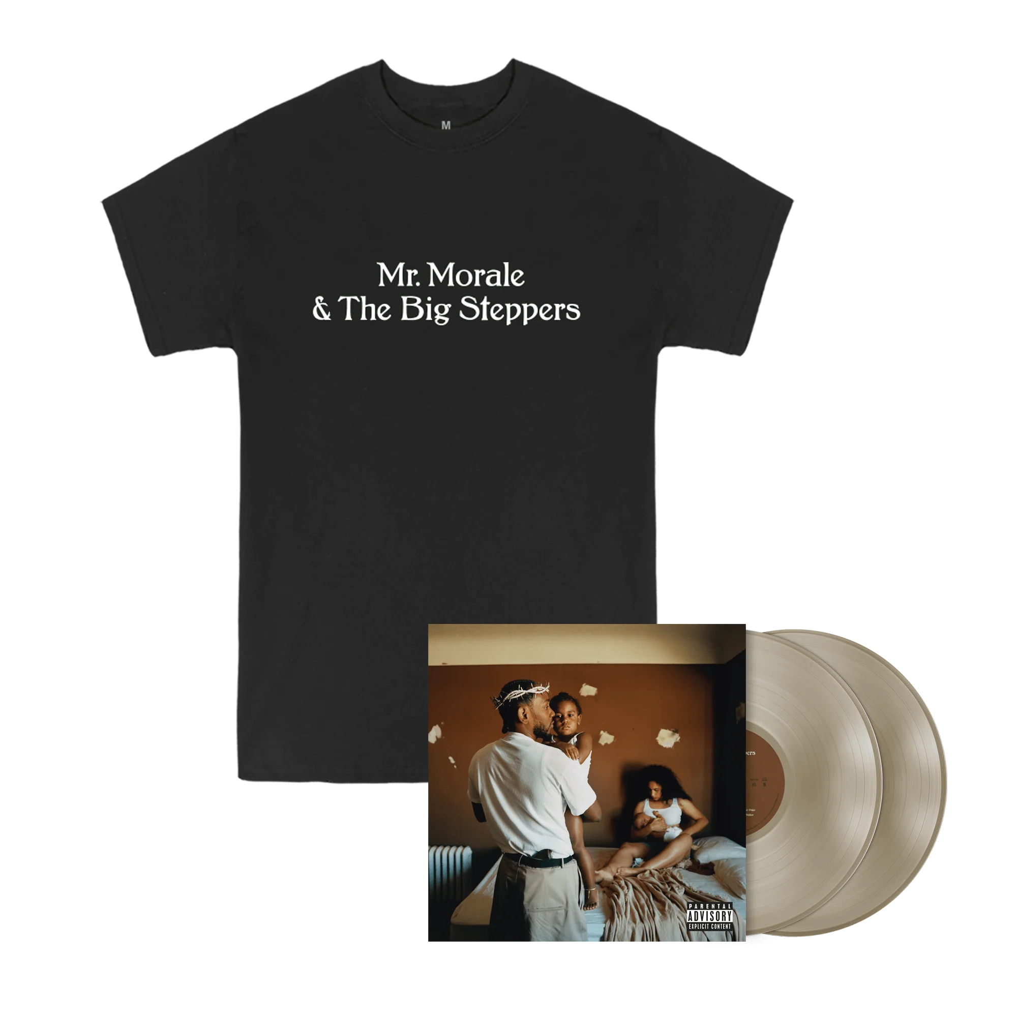 Mr. Morale & The Big Steppers Exclusive Vinyl + Black Tee