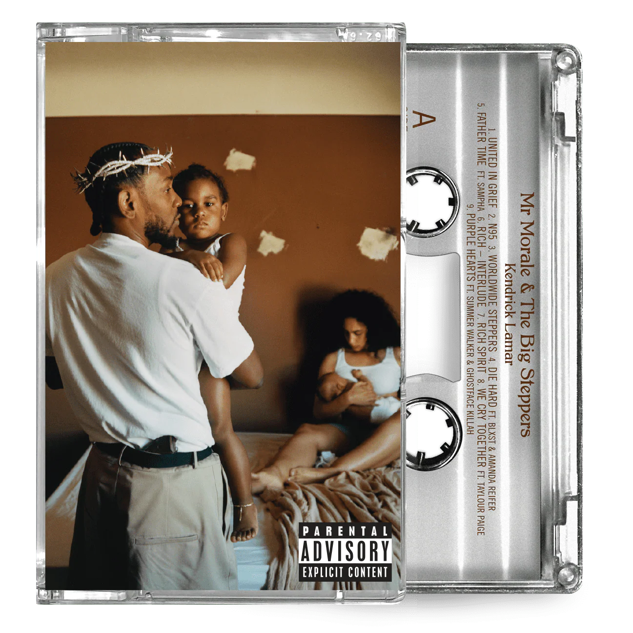 Mr. Morale & The Big Steppers Ltd Clear Cassette + White Shirt - Image 2