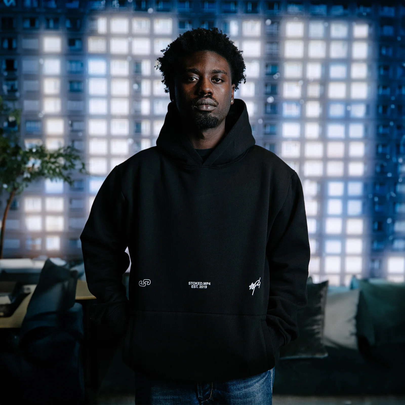 Basic Hoodie Black - Image 4